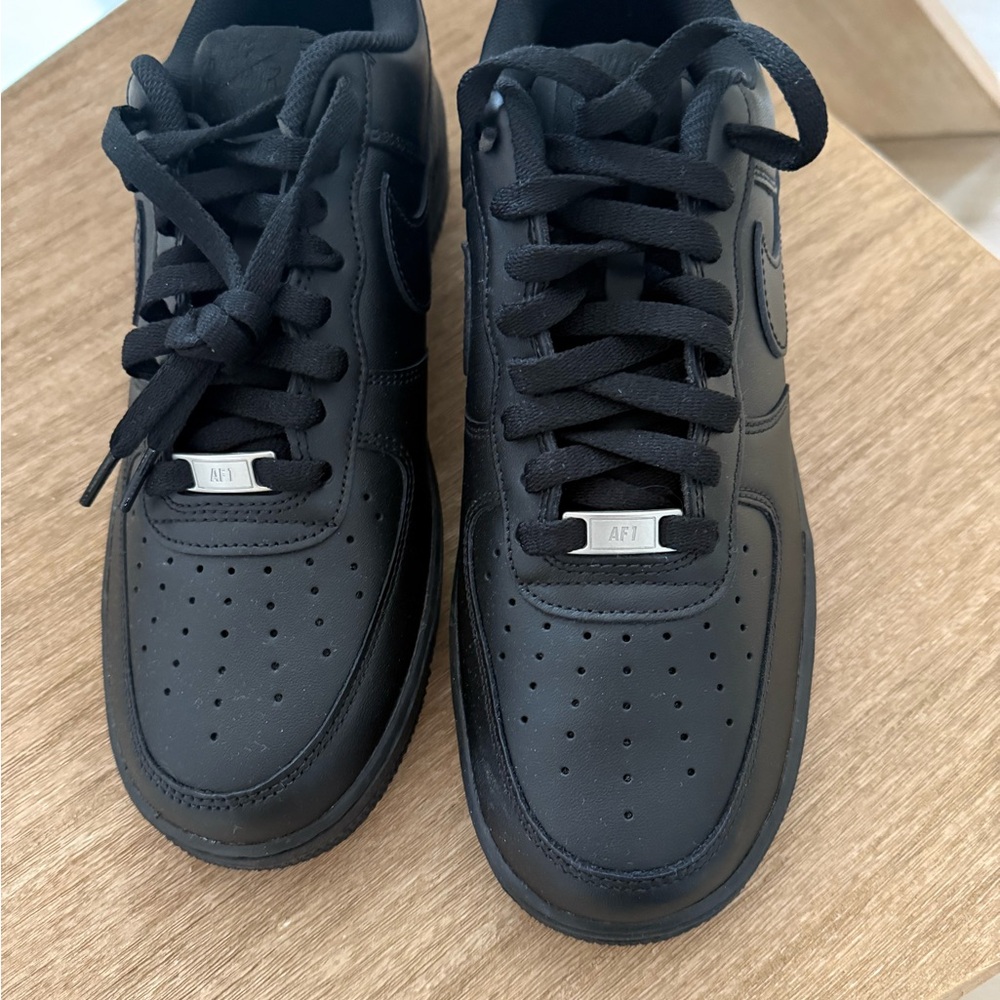 Nike Black Leather Sneakers